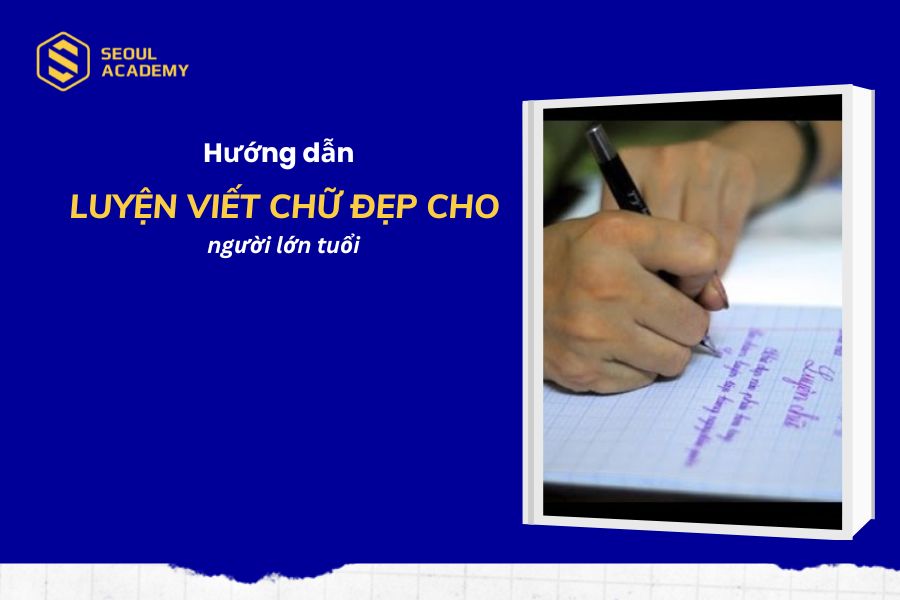 Tự học luyện viết chữ đẹp cho người lớn tuổi