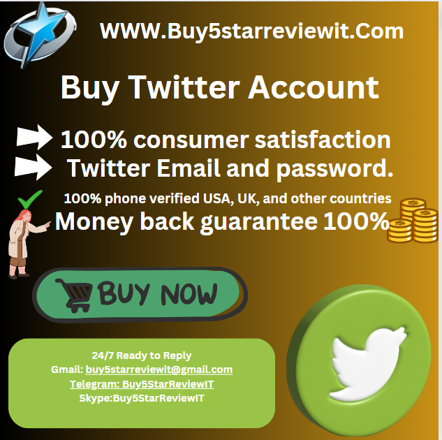 Buy Twitter Accounts - Buy 5 Star Review IT
