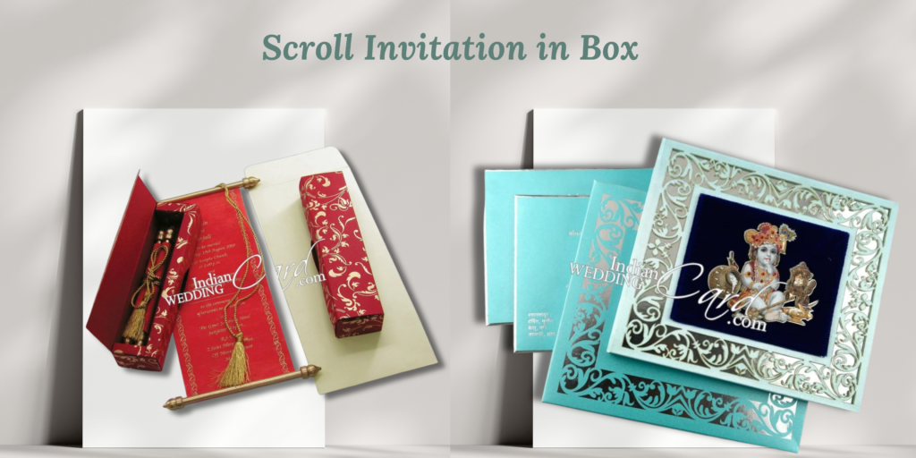 Royal Wedding Experience: Customize Your Box Scroll Cards | Indian Wedding Card's Blog