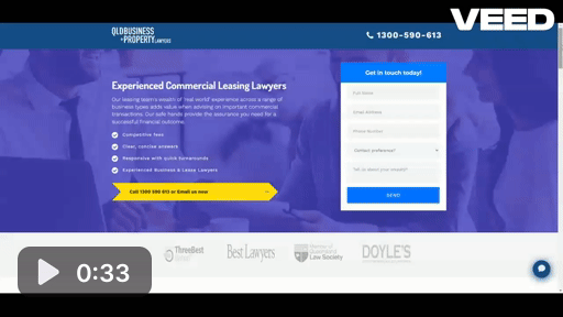 commercial lease solicitor's Video - May 11, 2024 - VEED - Online Video Editor - Video Editing Made Simple