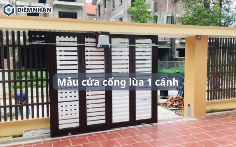 55+ Mẫu cửa cổng lùa 1 cánh trượt ngang mới nhất trong năm nay