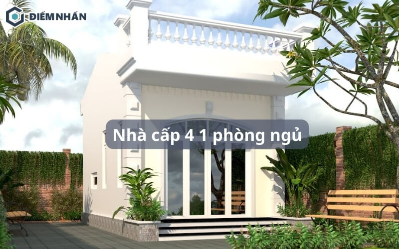 55+ Mẫu nhà cấp 4 1 phòng ngủ tiện nghi, đa năng năm 2024