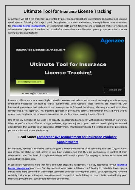 Efficient Insurance Licensing Solutionss | PDF