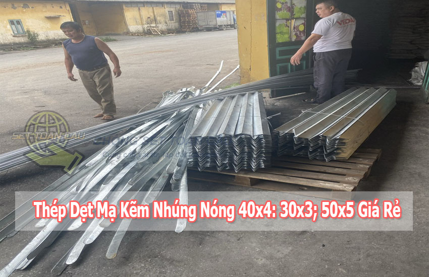 Thép Dẹt 40x4, 30x3; 50x5mm, thép Mạ Kẽm Nhúng Nóng Giá Rẻ