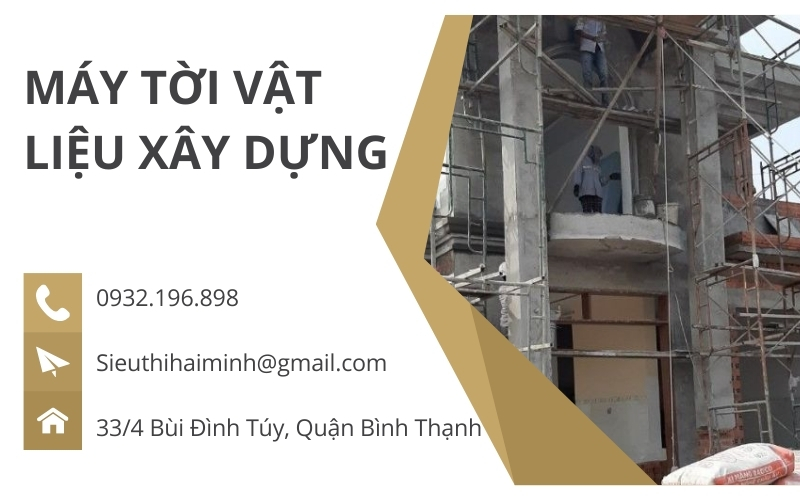 Máy Tời Vật Liệu Xây Dựng - Bảng giá mới nhất 2024