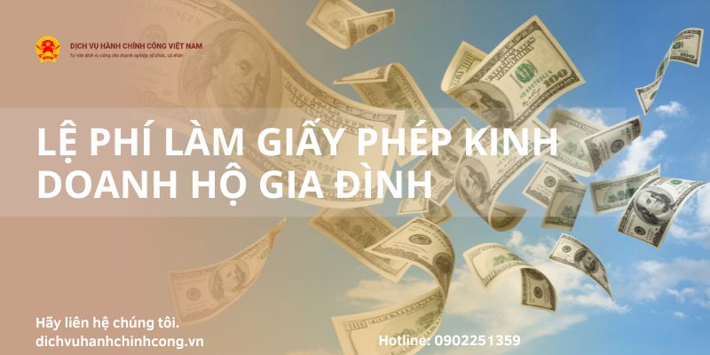 [Q&A] Lệ phí làm giấy phép kinh doanh hộ gia đình là bao nhiêu?