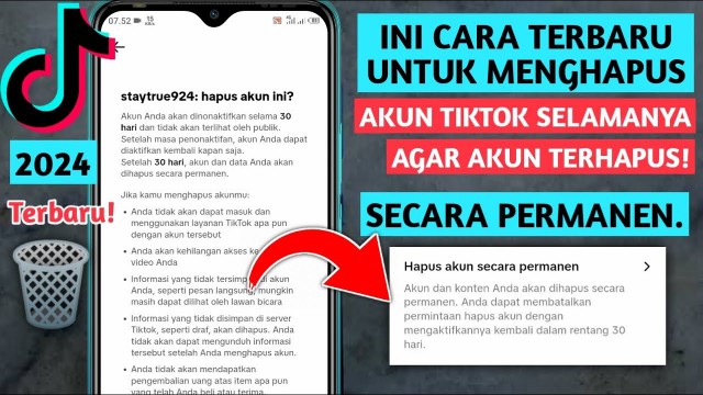 9 Cara Menghapus Akun TikTok Permanen yang Benar