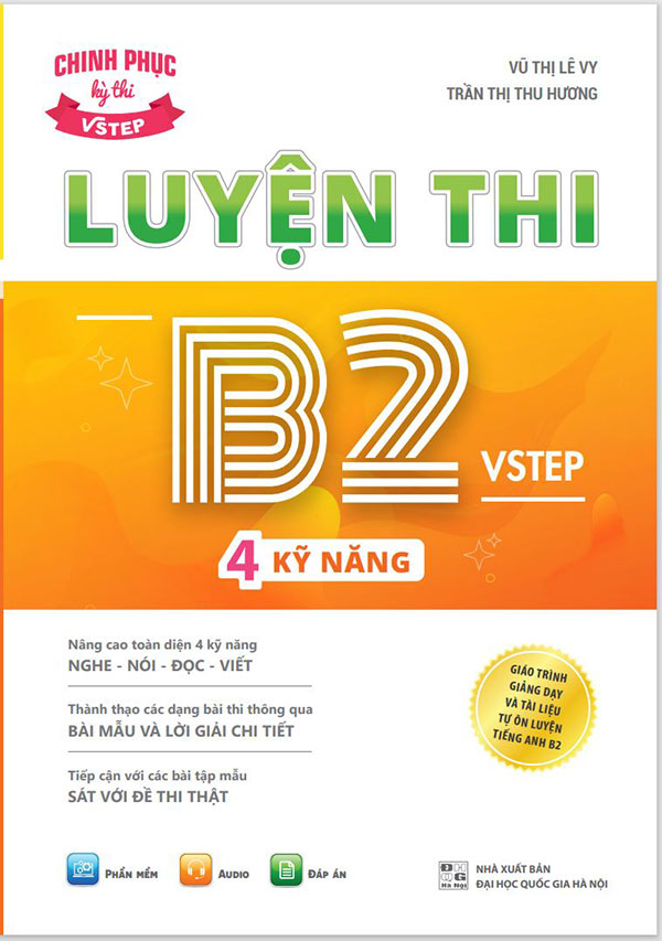 Download sách luyện thi B2 VSTEP 4 kỹ năng PDF