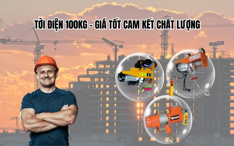 Tời điện 100kg - Giá Tốt Cam Kết Chất Lượng