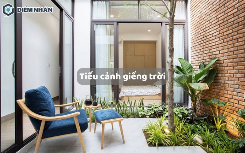 50+ Mẫu thiết kế tiểu cảnh giếng trời đẹp đơn giản trong nhà