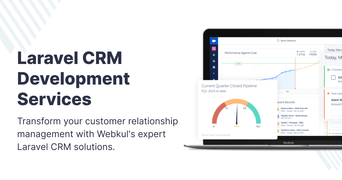 Laravel CRM Development Services - Webkul Software