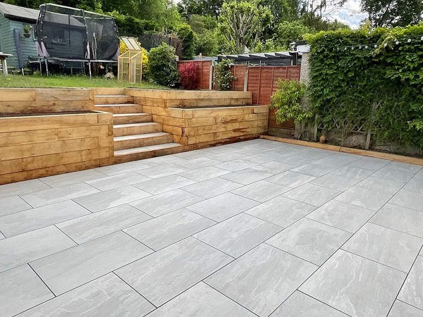 Grey Porcelain Paving Slabs: Modern Design Ideas