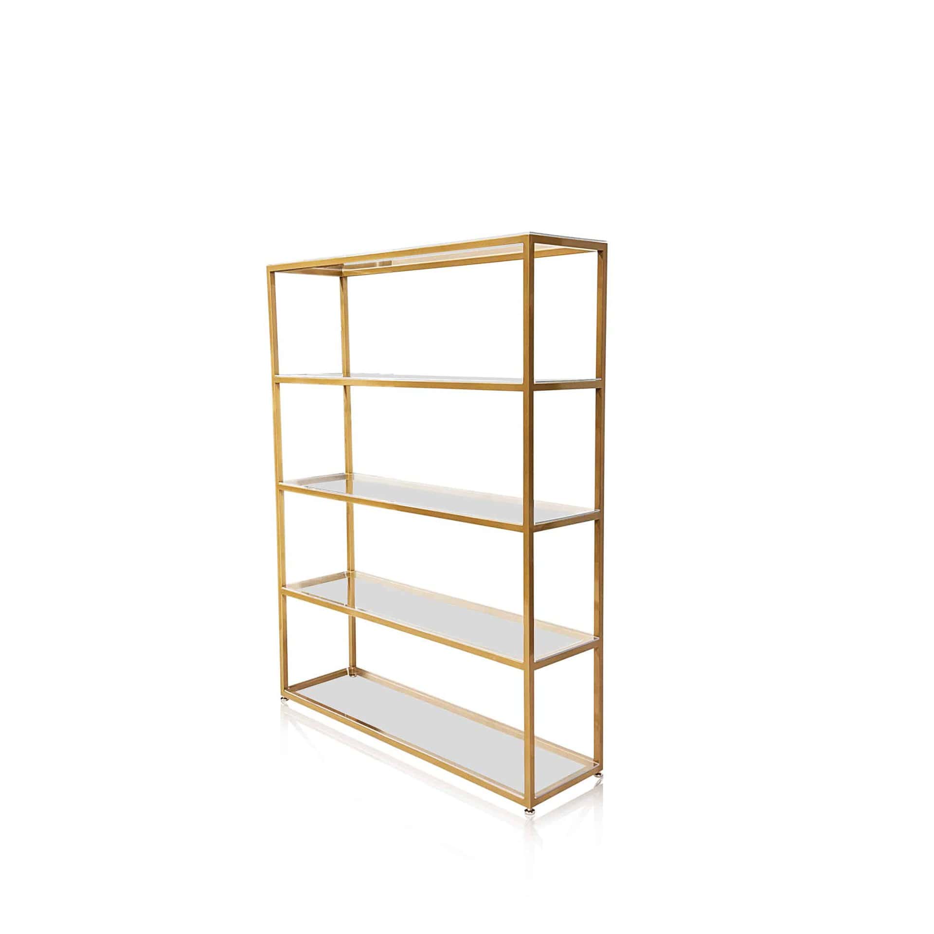 TIFFANY GOLD SHELF | Modern Event Rental