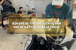 Địa chỉ dán PPF xe máy uy tín tại quận 12 TpHCM -         Nguyễn Decal - Chuyên Dán Keo Xe Design Tem Xe Decal Tem Xe Nguyễn Decal