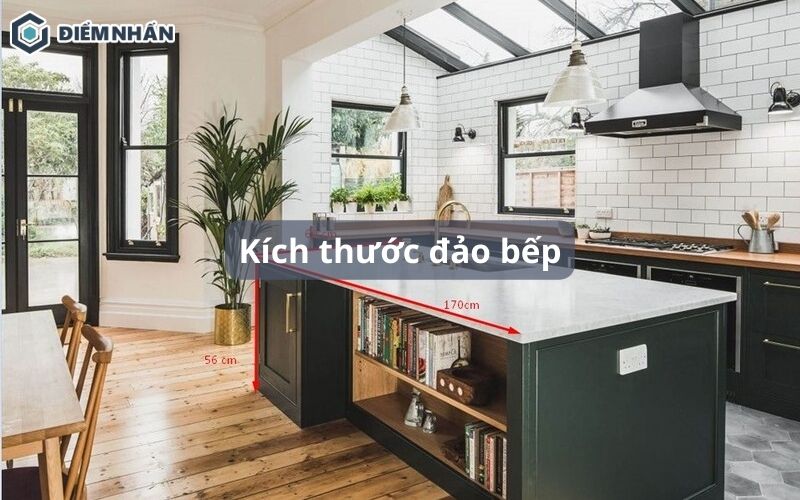 Kích thước đảo bếp tiêu chuẩn phù hợp với người Việt nhất