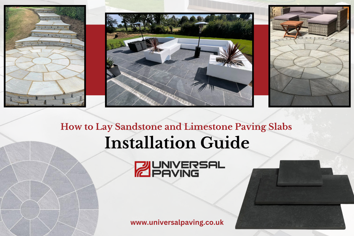 How to Lay Sandstone and Limestone Paving Slabs: Installation Guide
