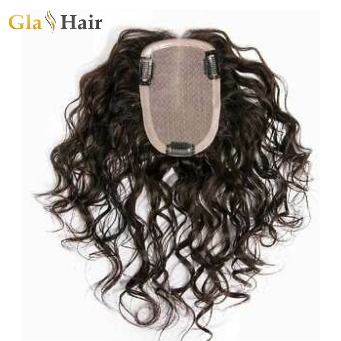 Curly Hair Topper - High-Quality Raw Virgin Human Hair