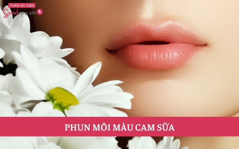 Phun môi màu cam sữa là gì? Giá xăm bao nhiêu tiền 6/2024