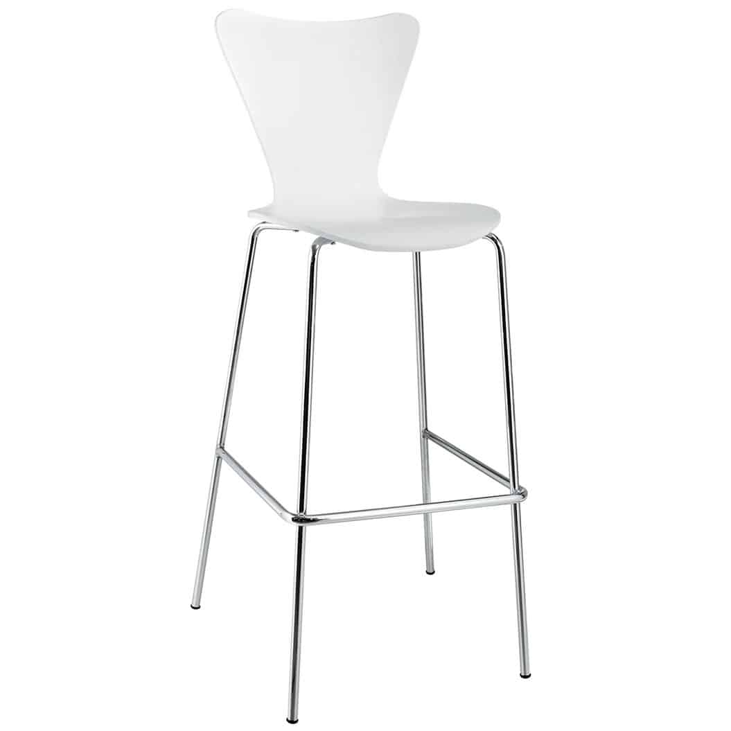 TENDY BAR STOOL WHITE | Modern Event Rental