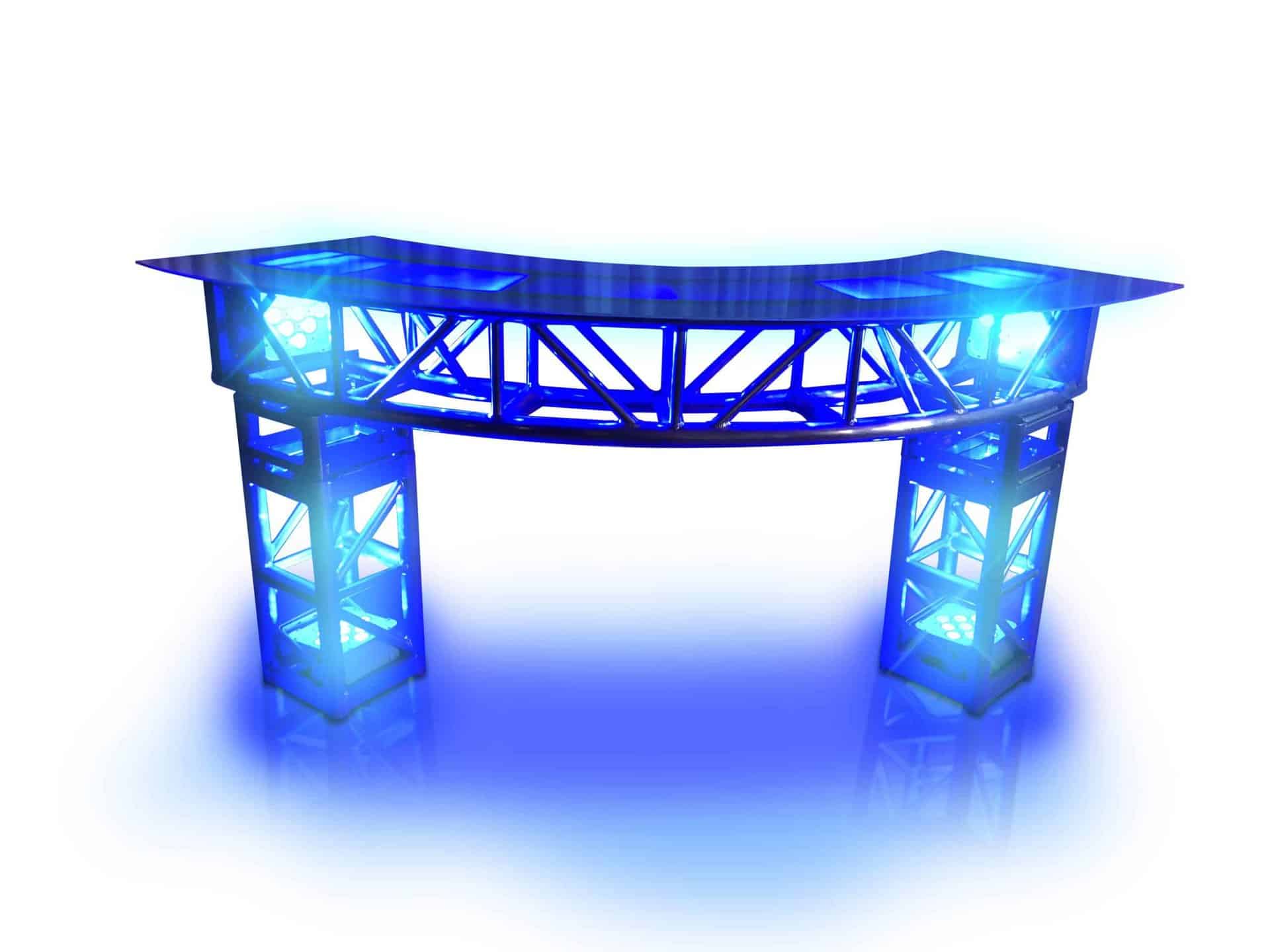 SMALL CURVED TRUSS BAR | Modern Event Rental