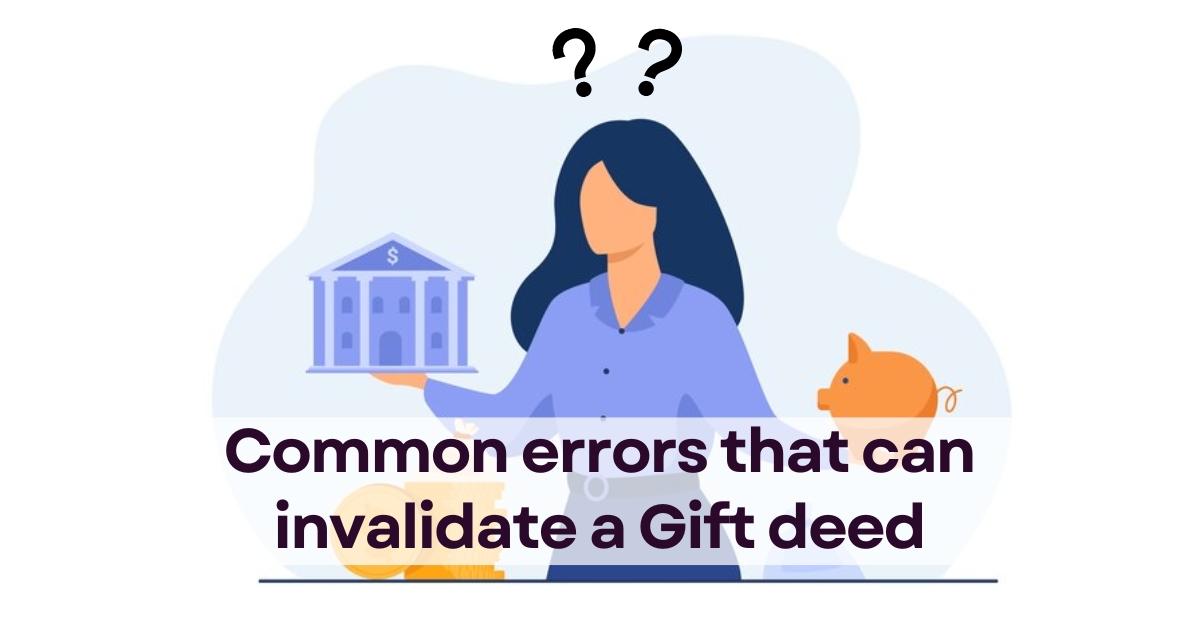 What are the Common Errors In Gift Geed? - eDrafter