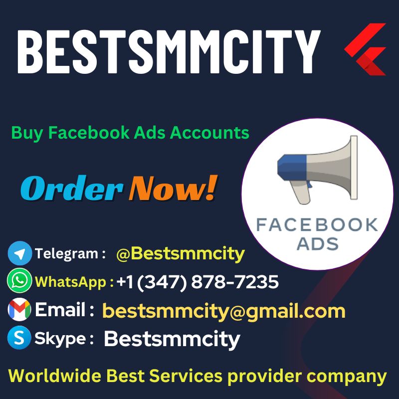 Buy Facebook Ads Accounts - 100% Best Verified Accounts.