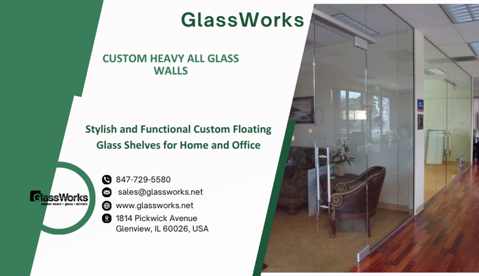 Innovative Custom Heavy All Glass Walls Perfect for Open and Bright Spaces
