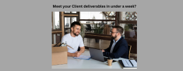 Meet your Client deliverables in under a week? - NewsUSA