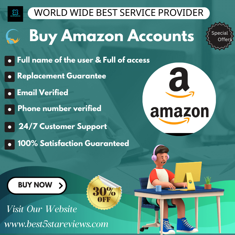 Buy Amazon Accounts-Buy Aged, Buyer& Seller Amazon accounts