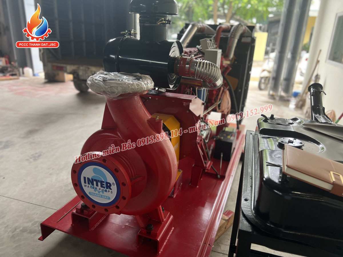 Báo giá máy bơm chữa cháy diesel 150HP 110KW | Giá bơm PCCC