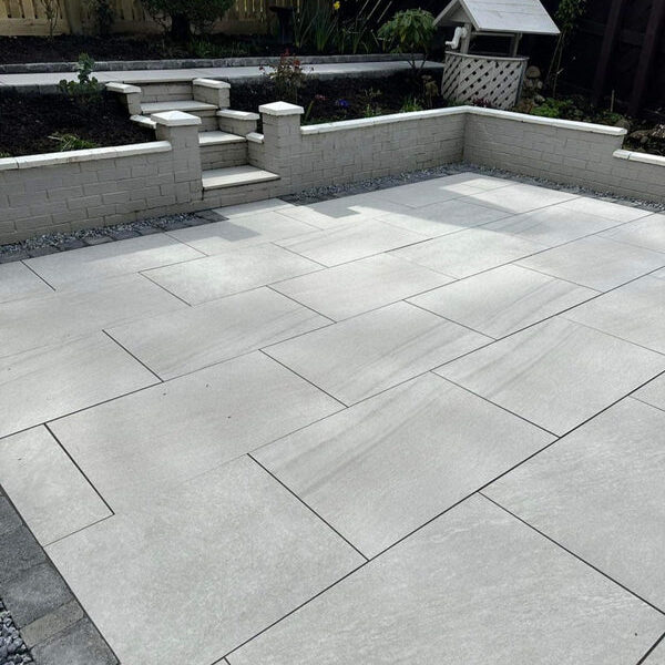 White Porcelain Paving Slabs Are Best for Patio Renovation