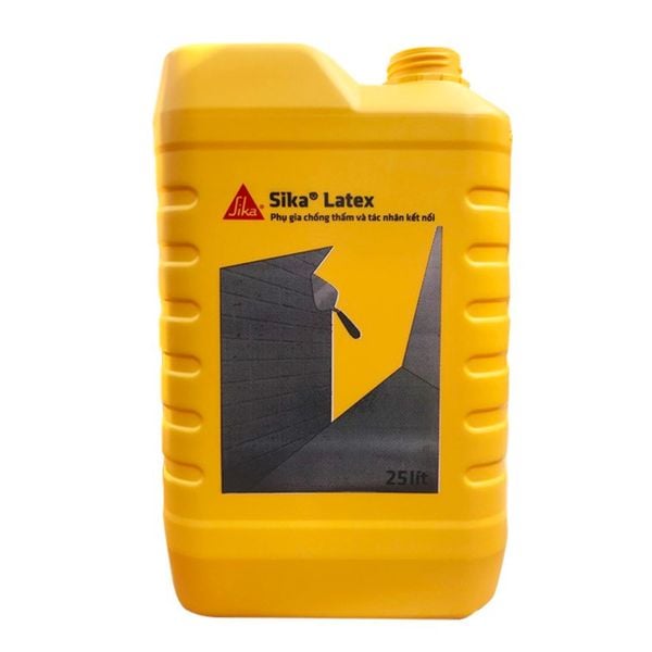 Sika Latex (can 5L) - Phụ gia chống thấm và kết nối – Siêu Thị Vật Tư