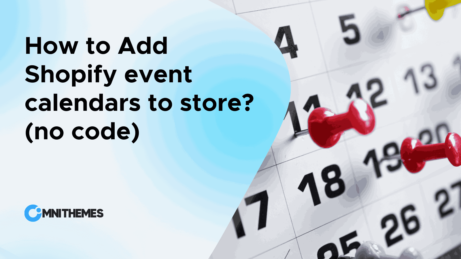 How To Add Shopify Event Calendars To Website (No Code)