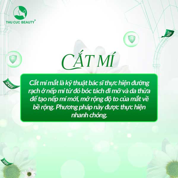 Cắt Mí TC - Phẫu Thuật Tạo Hình Mắt 2 Mí - BVTM Thu Cúc