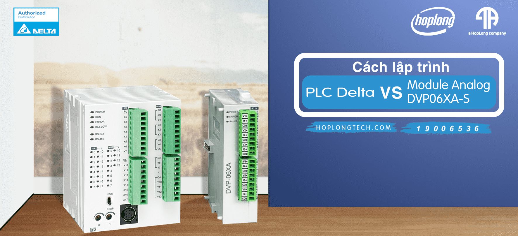 Cách lập trình PLC Delta với Module Analog DVP06XA-S