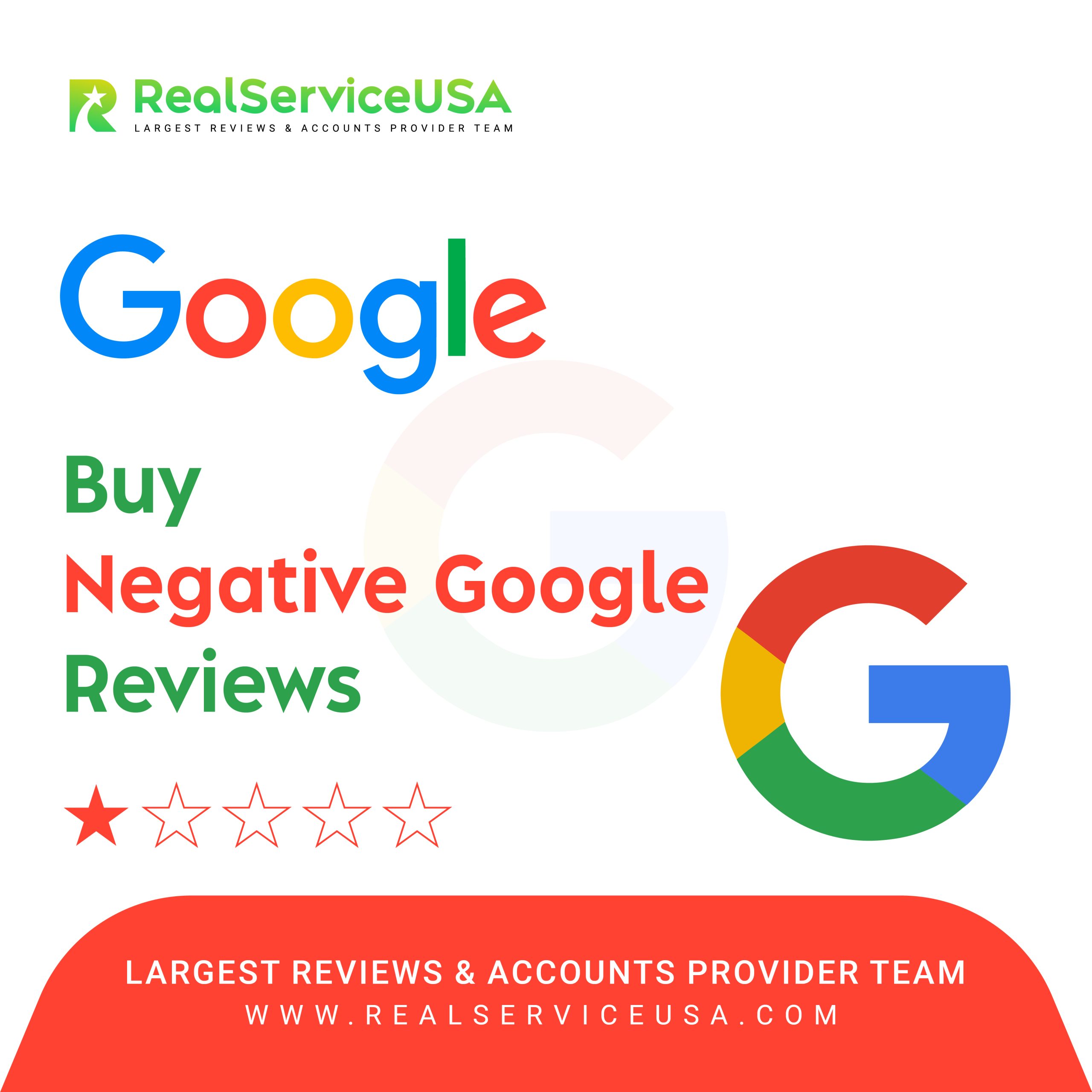 Buy Negative Google Reviews - 1 Star, Fake, Bad Reviews...