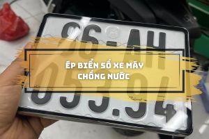 Ép biển số xe máy chống nước -         Nguyễn Decal - Chuyên Dán Keo Xe Design Tem Xe Decal Tem Xe Nguyễn Decal