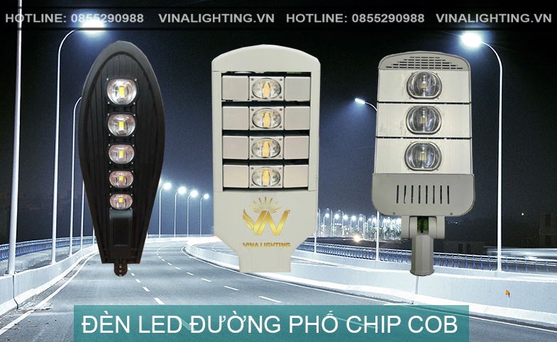 Đèn đường chip LED COB giải pháp chiếu sáng 2024 - Vina Lighting