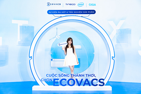 Thông điệp “Cuộc sống thảnh thơi, chọn Ecovacs”