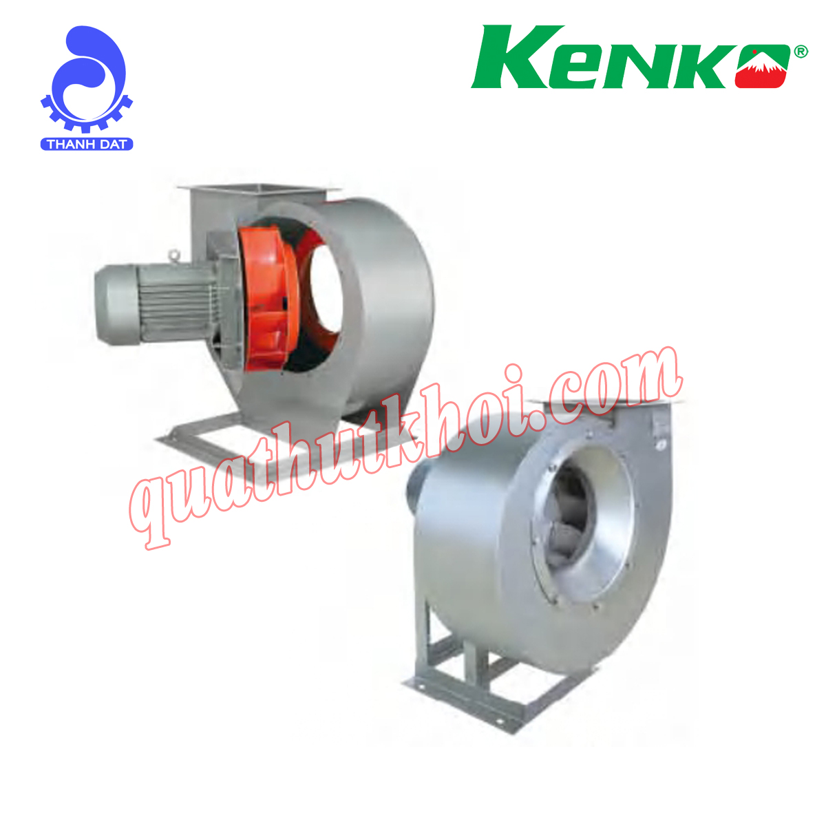 Quạt ly tâm hút khói PCCC 15HP KENKO 4-72-7.1A/D