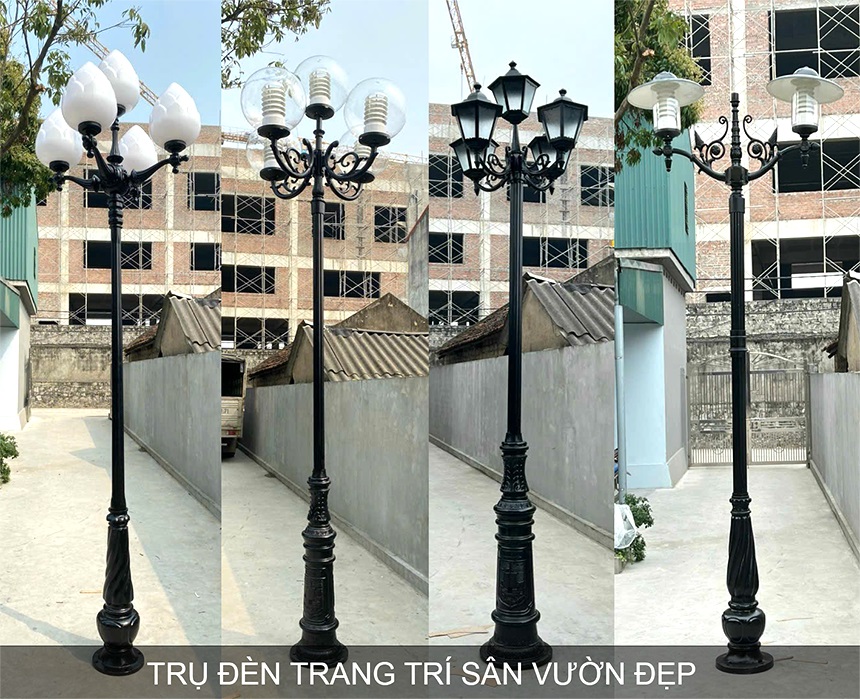 Top 5 trụ đèn trang trí sân vườn đẹp nhất 2024