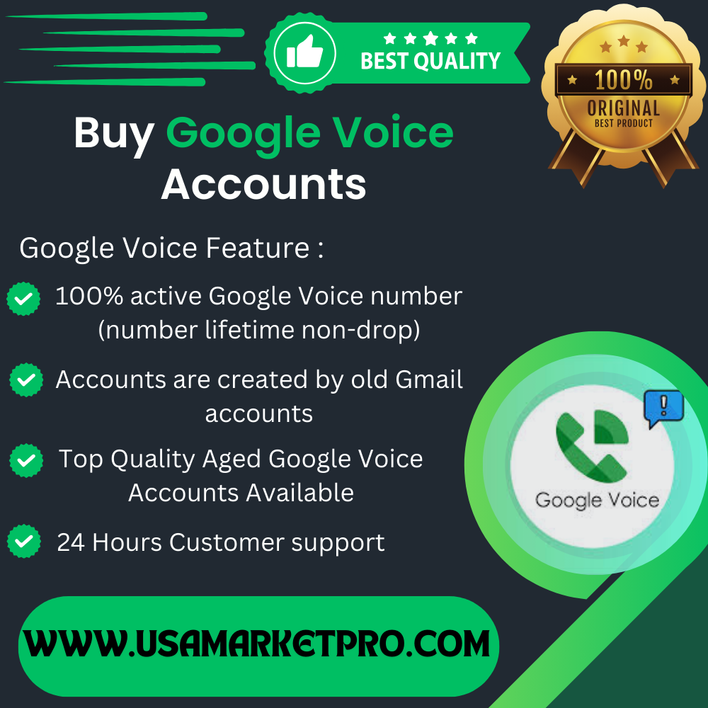 Buy Google Voice Accounts - USAMarketPRO