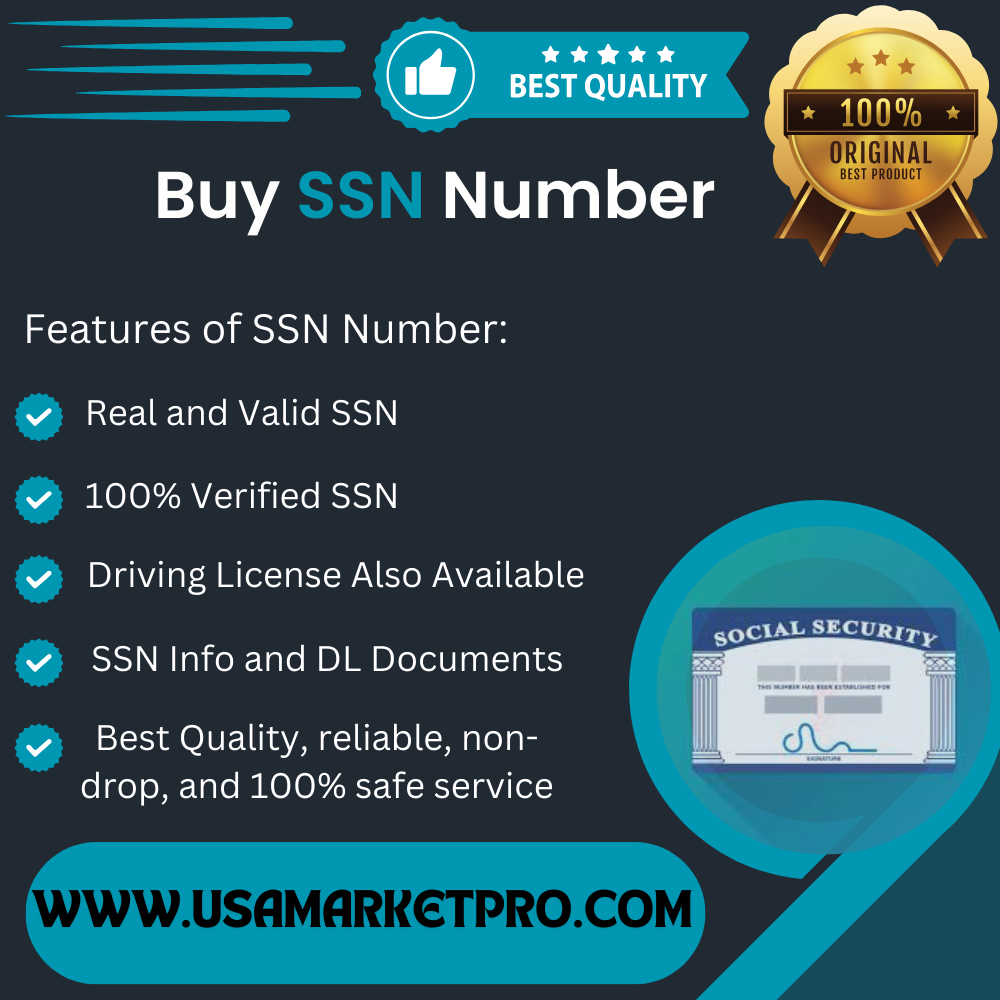 Buy SSN Number - USAMarketPRO