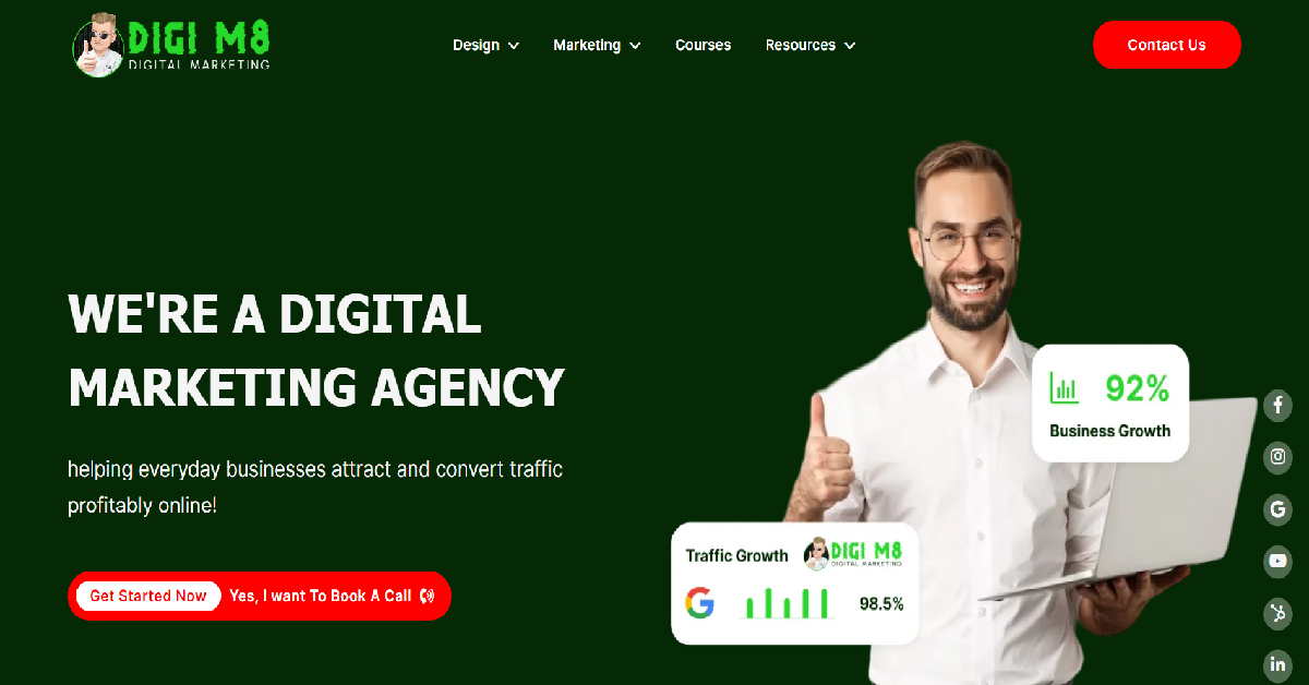 Digital Marketing Agency | Digi M8