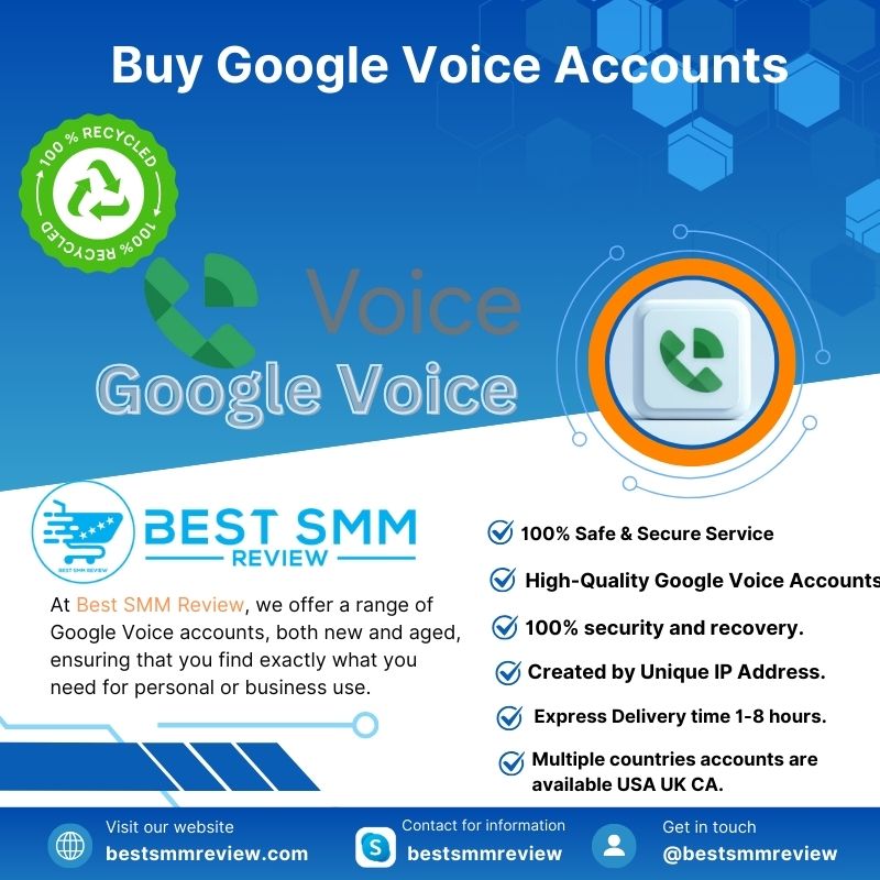 Buy Google Voice Accounts - Best SMM Review