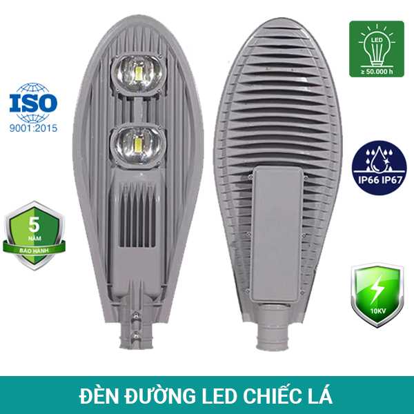 Đèn đường LED chiếc lá chiếu sáng đường phố tốt nhất