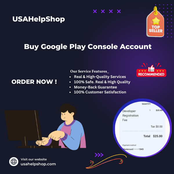 Buy Google Play Console Account - No1 Account For Sale