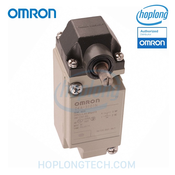 D4A-6M11N - Omron - 2NO+2NC - Pít tông đỉnh đầu, điều chỉnh