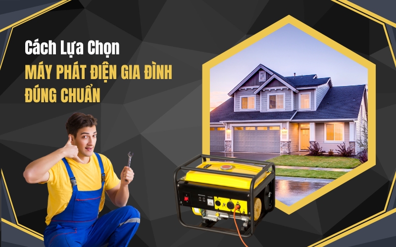 Cách Lựa Chọn Máy Phát Điện Gia Đình Đúng Chuẩn