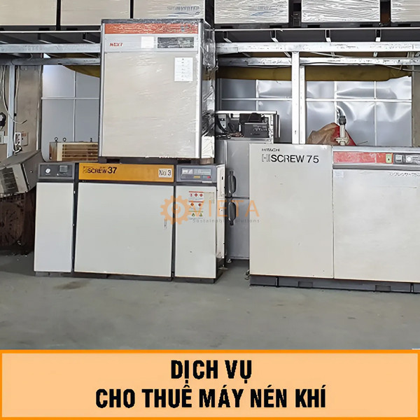 [Bảng giá] Dịch vụ cho thuê máy nén khí, Tiết Kiệm10%